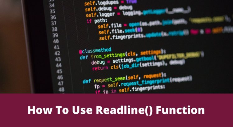 How To Use Readline() Function