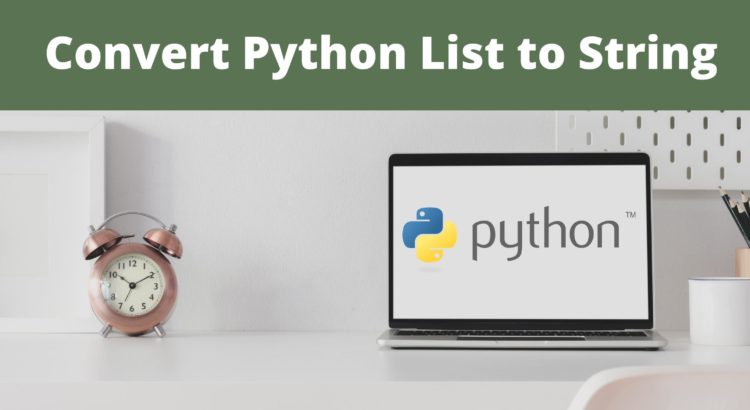 Convert Python List to String