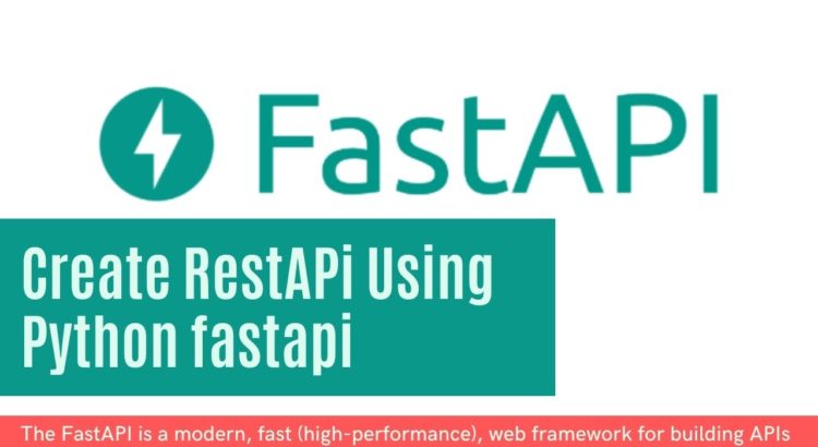 Create RestAPI Using Python fastapi