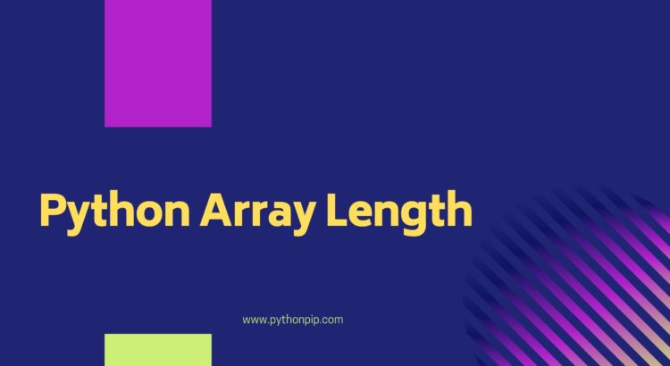 Python Array Length