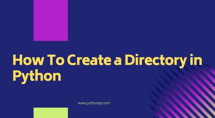 how-to-create-directory-python