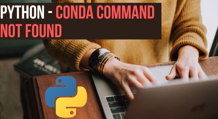 conda command not found